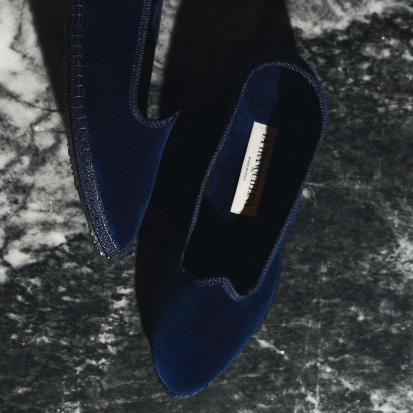 Pointed Toe Friulane - Blu